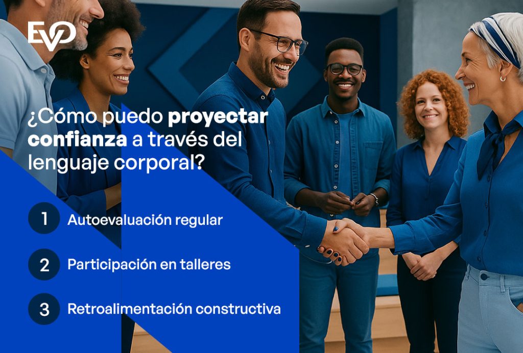Proyecta confianza a través del lenguaje corporal