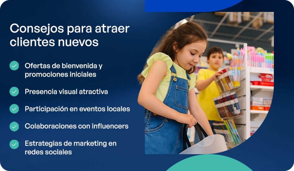 Consejos para atraer clientes nuevos a una papelería