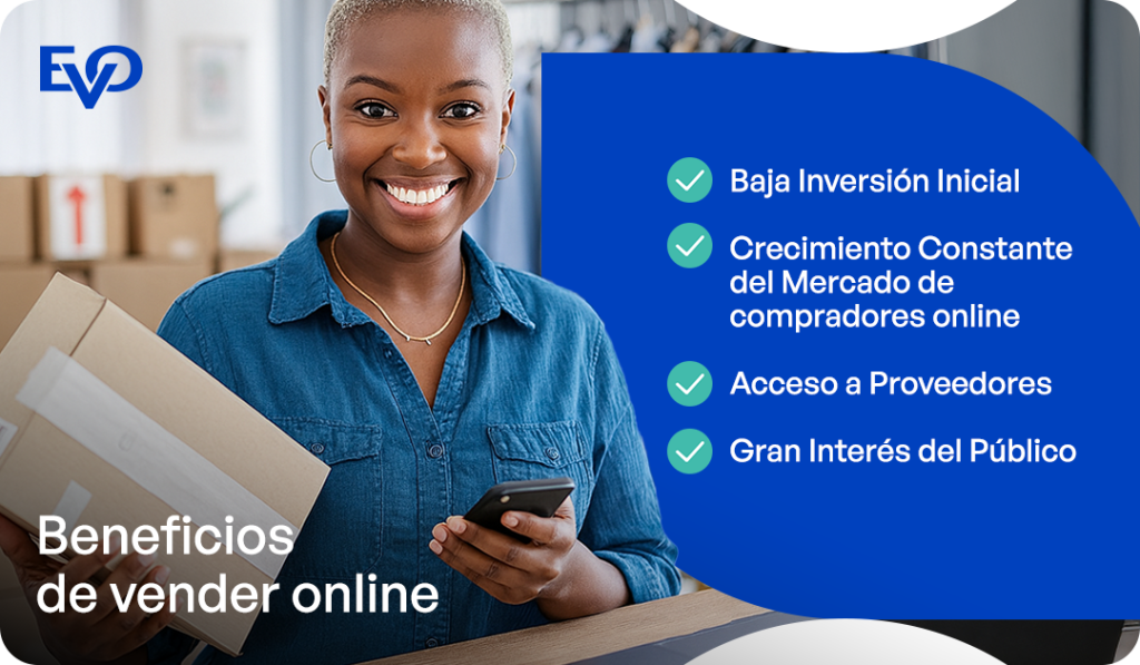 Beneficios de vender ropa online