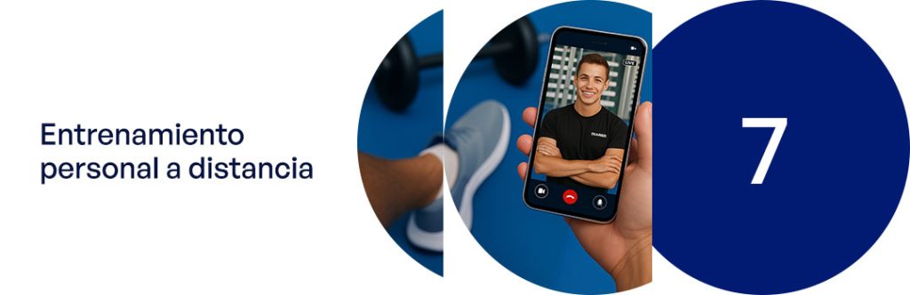 Entrenador persona a distancia