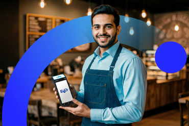 Personas utilizando un punto de venta