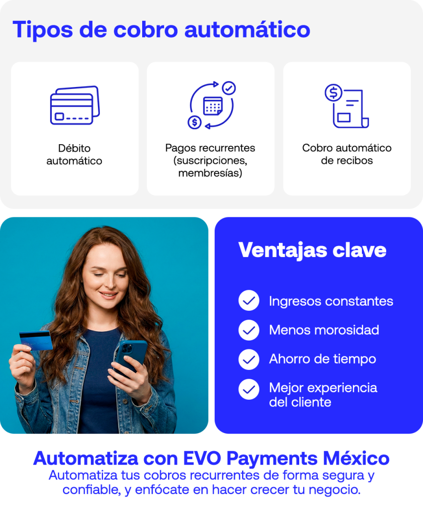 Tipos de cobro automático